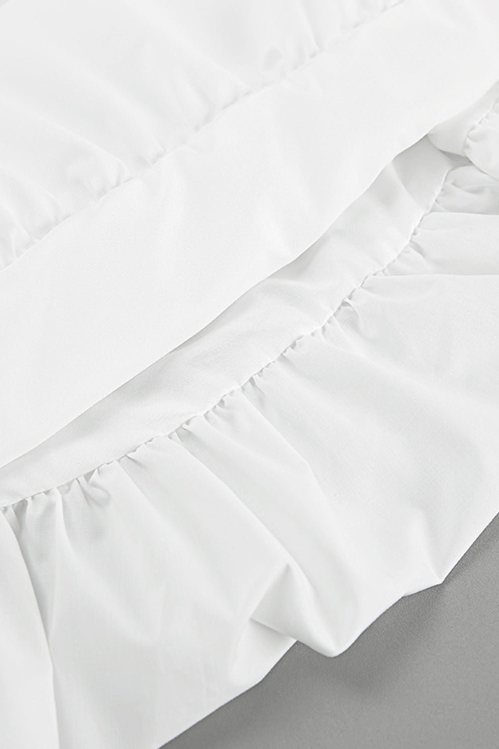 Stylish Strapless A-Line White Mini Graduation Dress with Pockets