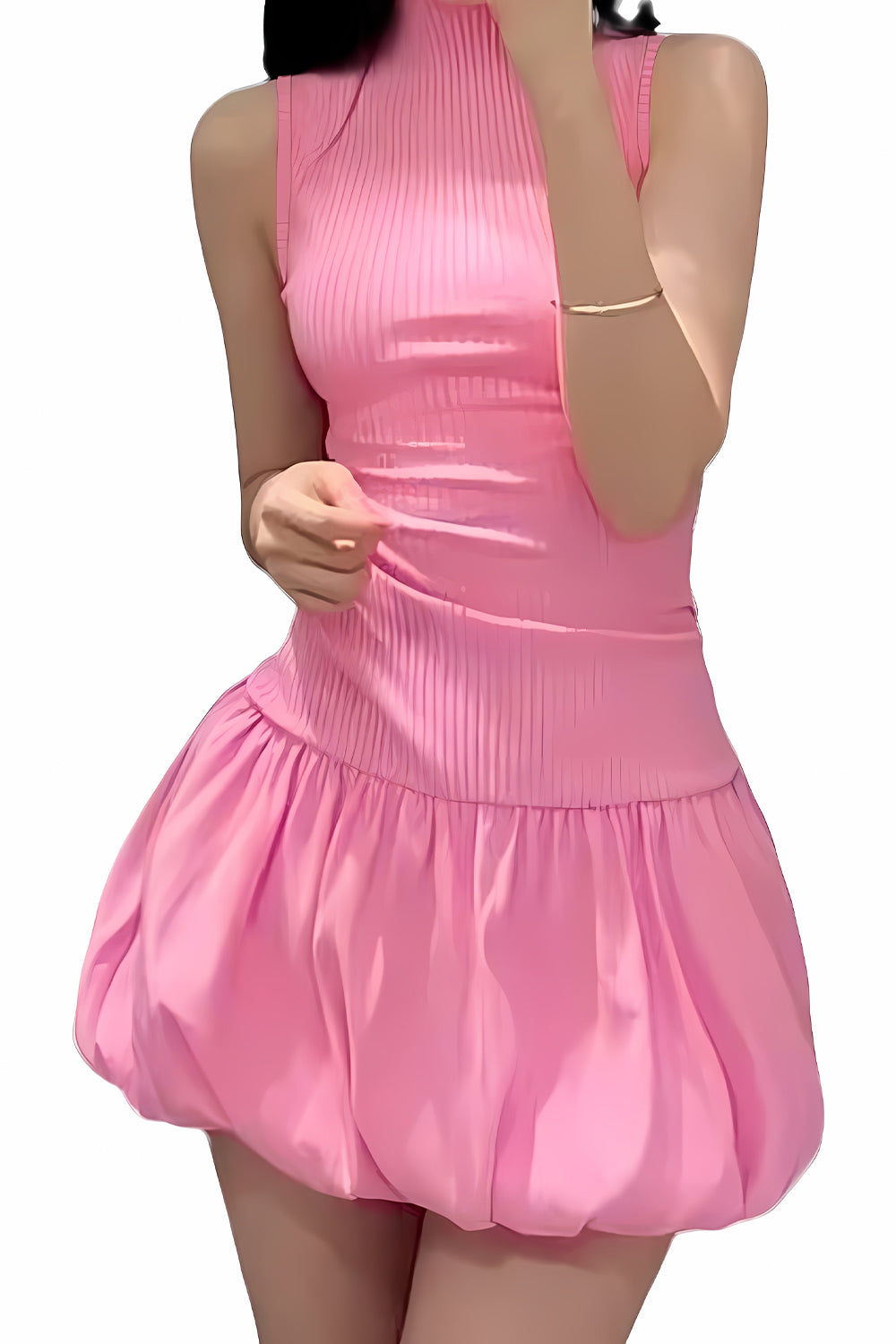 Cute A-Line Sleeveless Keyhole Back White Mini Graduation Dress